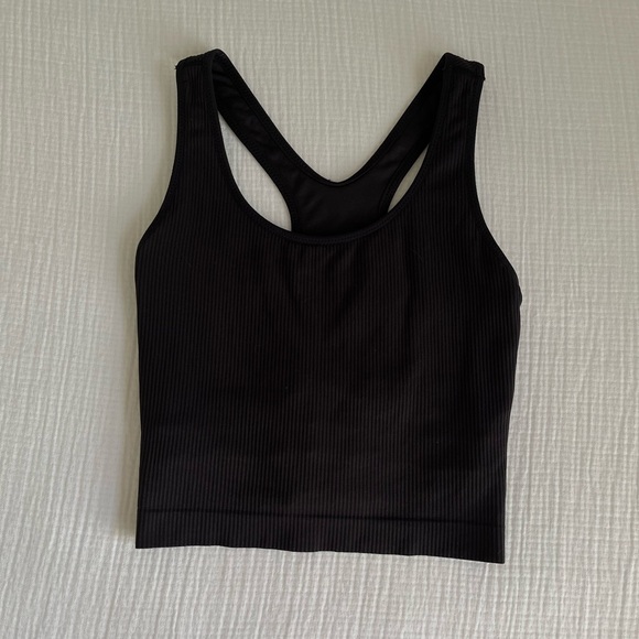 Black Ribbed Tank - Picture 1 of 2